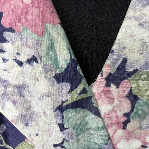 Vintage Alfred Angelo Floral Halter Maxi Dress 11/12 Cotton Garden Party 80s - Picture 4 of 12